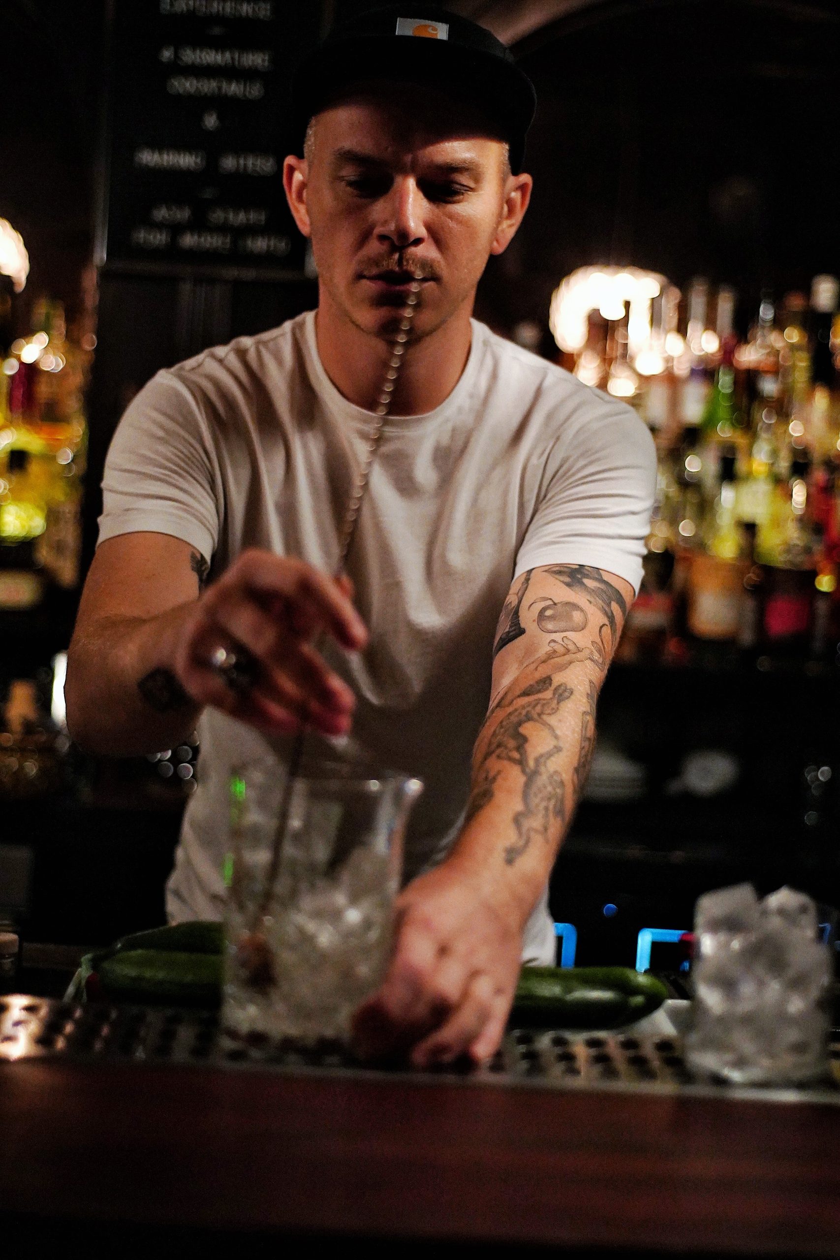 Tim Lefèvre bartender Door 74 Amsterdam Mister Cocktail